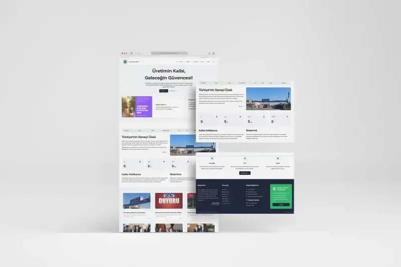 İzmit Sanayi Sitesi Web Site Tasarımı